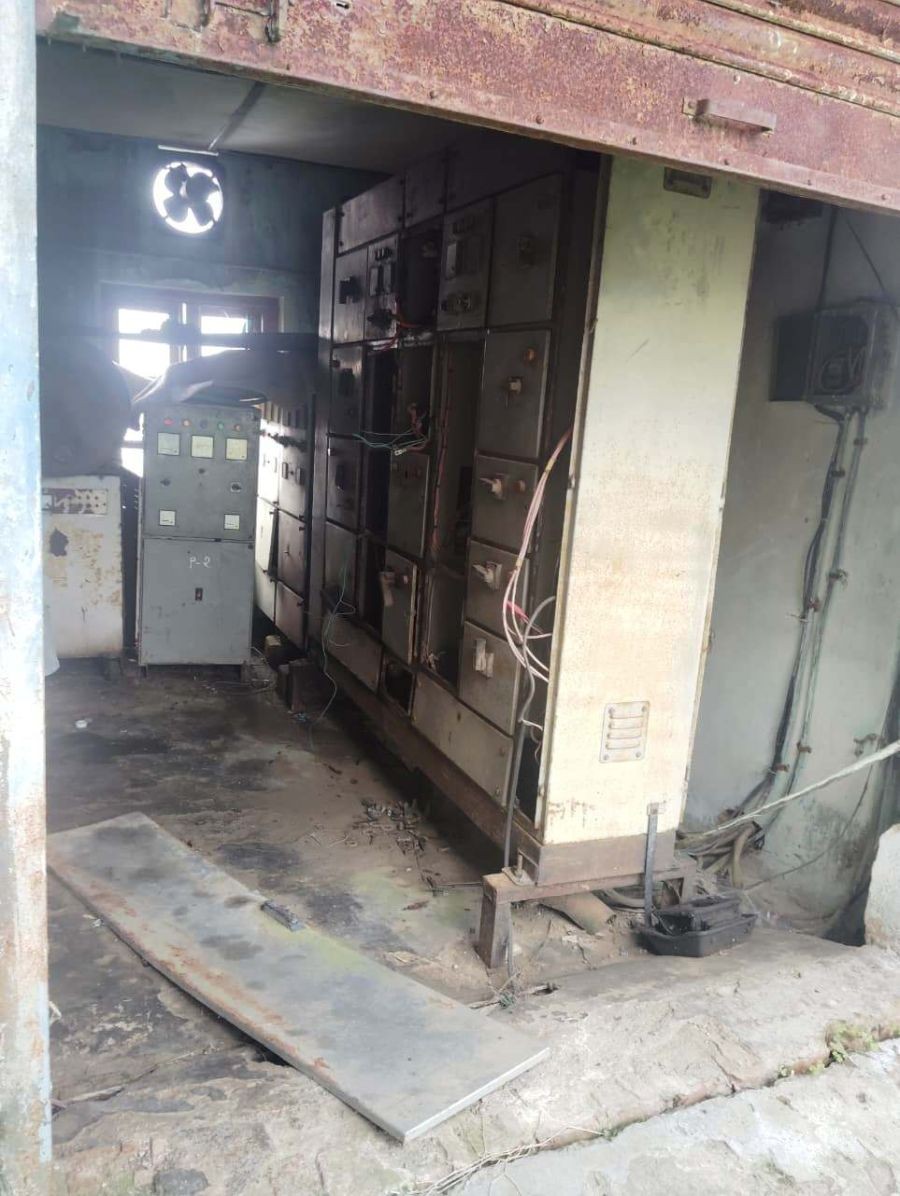The BSNL office in Zunheboto seen in deplorable condition. (Morung Photo)